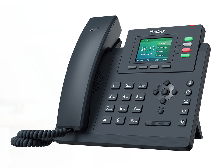 Yealink T33G VoIP SIP telephone, 2 x Gigabit Ethernet, 4 x line keys, PoE required, AC optional, 2.4 inch colour backlit LCD, HD audio Yealink T33G VoIP SIP telephone, 2 x Gigabit Ethernet, 4 x line keys, PoE required, AC optional, 2.4 inch colour backlit LCD, HD audio